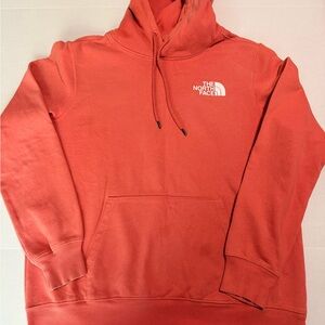The North Face Men’s Coral Red Crewneck Hoodie